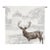 Chateau Cheverny Stag Loom Woven Tapestry - 145 X 145 Cm (4'9" X 4'9") - Requires Rod Size 4 For Sale