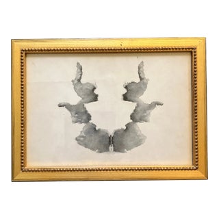 1930’s Original Hermann Rorschach Inkblot Tests or Psycho Diagnostic Plates Framed For Sale