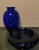 Cobalt Blue Vase and Ashtray by Carlo Moretti, 1990s, Set of 2 For Sale - Image 10 of 11