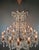 Large Antique Crystal Chandelier Restored Italian Bohemian Style Vintage For Sale - Image 15 of 18