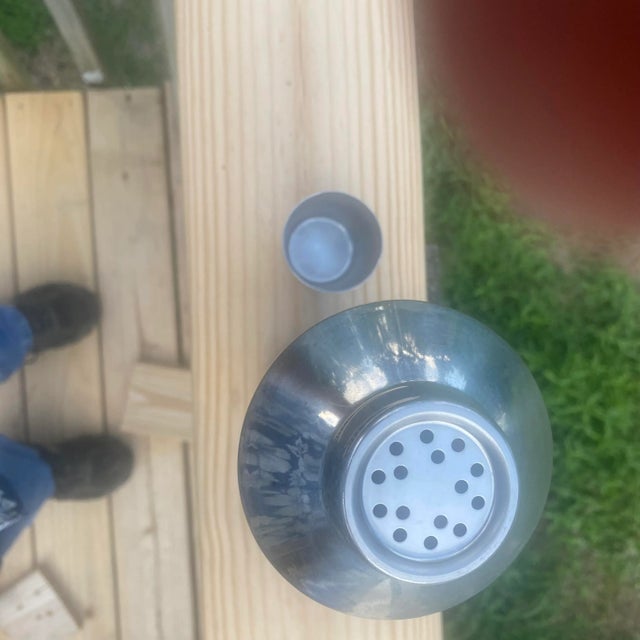 Mid-Century Modern Mid Century Stainless Martini Drink Shaker Pourer For Sale - Image 3 of 9