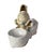 Art Deco 1930s Art Deco German Porcelain Frog Salt Cellar For Sale - Image 3 of 5