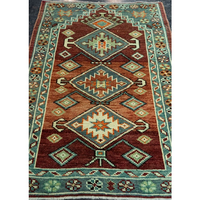 Turkish Vintage Rug 2'5" x 3'5" #21401 Explore a curated collection of hallway runners, wool rugs, and handmade...