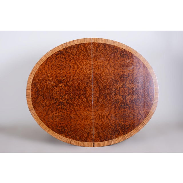 1920s Art Deco Dining Set in Walnut and Mahogany by Paul Follot, France, 1920s, Set of 7 For Sale - Image 5 of 18