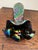 1970s Iridescent Blown Glass Vase with Filigree Decoration, Italy, 1970s For Sale - Image 5 of 13