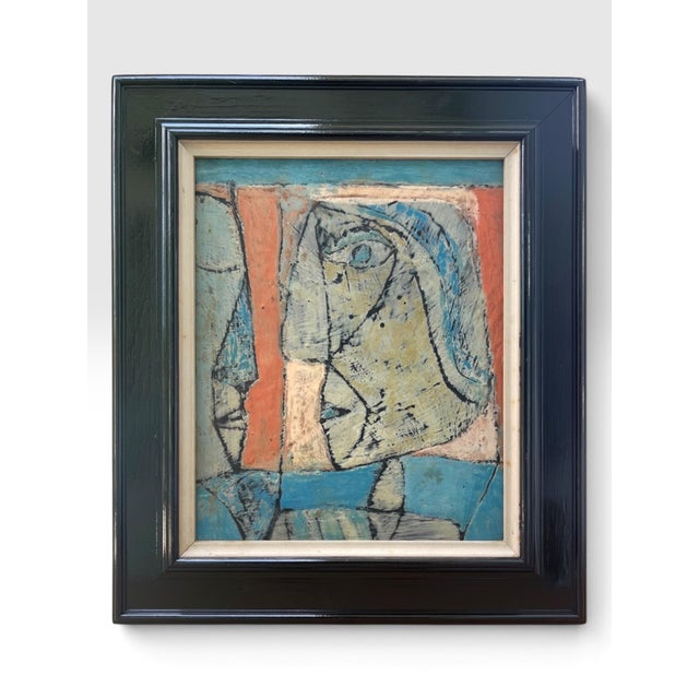 Mid 20th Century Abstract Expressionist Painting on Board. Circle of Afro Basaldella. For Sale - Image 5 of 8