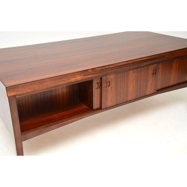 Large Vintage Danish Executive Desk, 1960 For Sale - Image 17 of 18