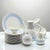 Exceptional coffee and dessert/breakfast set from the Lotus Azure (Lotus Blau) collection by Rosenthal China / Studio-...