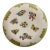 Hand Painted Chinoiserie Butterfly Garden Party Decorative Plate For Sale