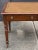 English Writing Table or Desk of Patinated Oak With Embossed Leather Top For Sale - Image 11 of 12