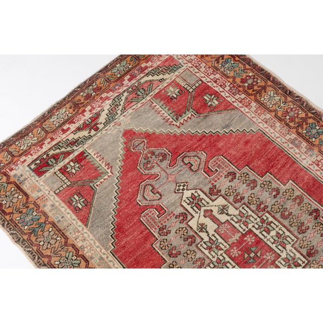 Anatolian 1950s Oushak Carpet For Sale - Image 9 of 10