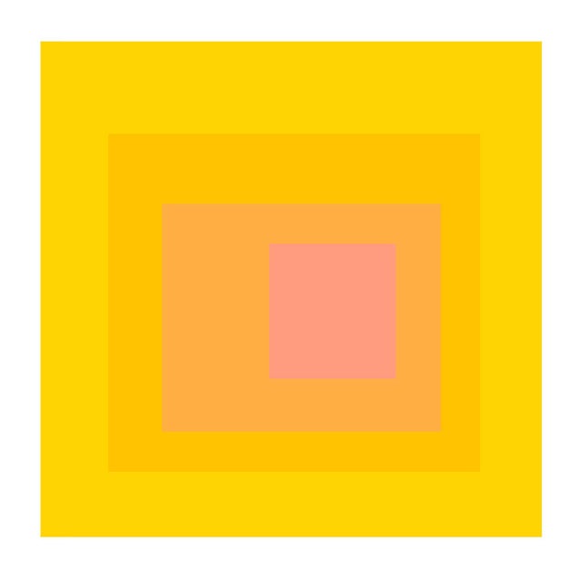 Not Yet Made - Made To Order Color Study Set of 10 in Bright Colors - 24" X 24" Ea For Sale - Image 5 of 9