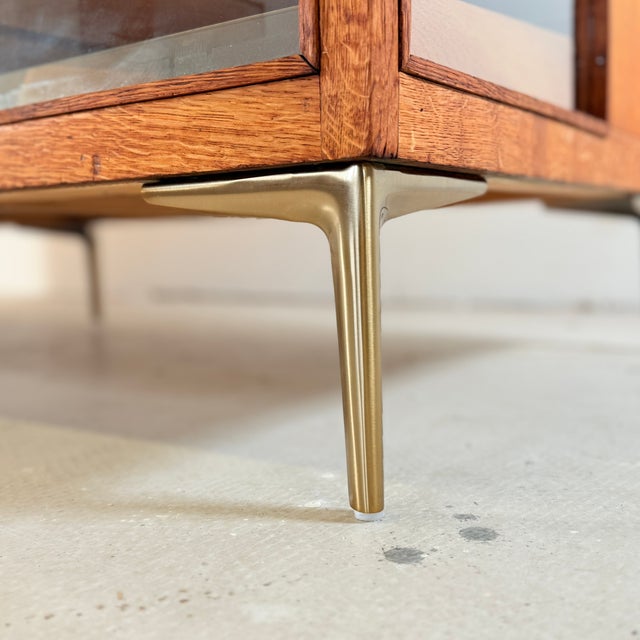 Vintage Oak Display Counter with 12 Drawers, 1960s For Sale - Image 6 of 18