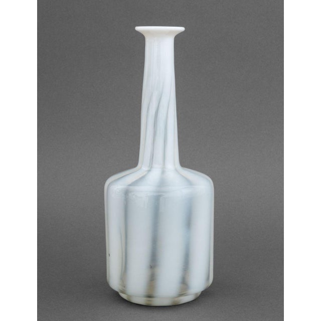 French Opaline Glass Bottle Vase For Sale In New York - Image 6 of 7