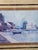 Mid 20th Century Morning Harbor Signed Print by Ted Goerschner - Framed 53 X 35 For Sale In Dallas - Image 6 of 10