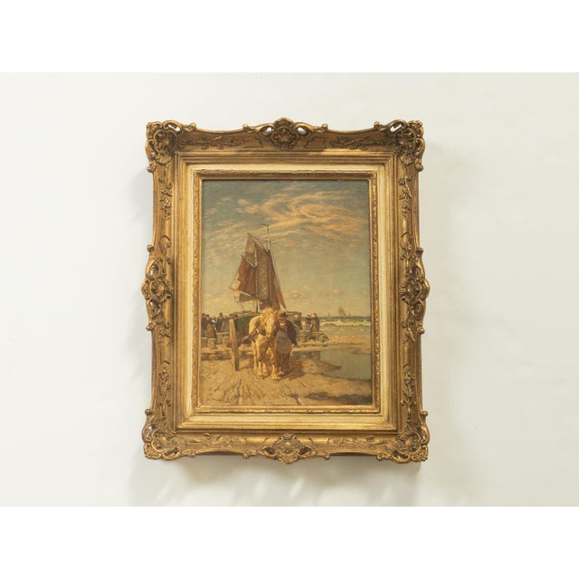 Peter Pulm, Düsseldorf School Scene, Oil Painting, Framed For Sale - Image 8 of 8