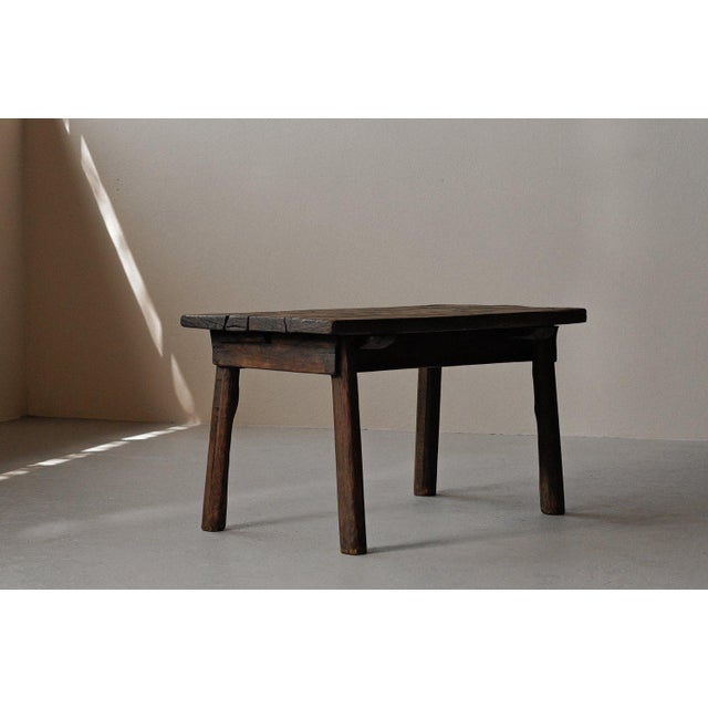 Folk Art Rustic Farmhouse Dining Table, France, 1950s For Sale - Image 12 of 14