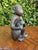 Contemporary Vintage Patinated Cast Metal Monkey Sculpture, 7.5” For Sale - Image 3 of 10