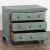 This small oak chest of drawers with upper dentil molding will serve well as a side table or nightstand. The newer,...