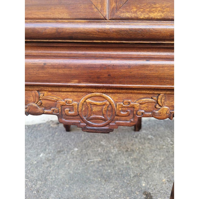 Set of Carved Wood Armchairs, China, Early 20th Century For Sale - Image 13 of 17