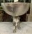 Sculptural Elephant Compote Bowl Centerpiece, Textured Metal. Palm Beach Regency, British Colonial & Grandmillennial Decor. See Pics for Versatility! For Sale In New Orleans - Image 6 of 9