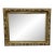Vintage Gold Finish Ornate Wall Mirror For Sale
