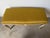 Vintage Karges Louis XV-Style Painted & Gilt Cabriole Leg Upholstered Bench For Sale - Image 4 of 12