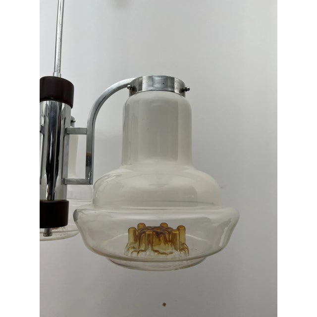 AVMazzega Pendant in Opaline Glass from Mazzega, 1970s For Sale - Image 4 of 11