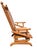 This Mid-Century platform rocker is classic Early American New England style, crafted in solid maple with turned finials,...