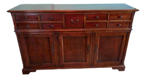 1990s Mahogany Buffet/ Sideboard