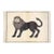 Pasargad DC Handmade Gabbeh Pictorial Lion Accent Rug For Sale