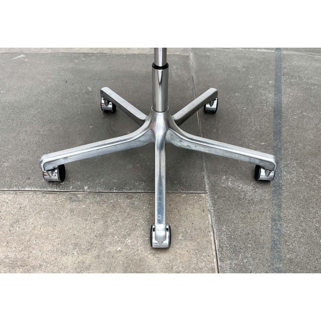 Metal Vintage German Model Eurochair 5600 Office Swivel Chair by Fritz Makiol for Girsberger, 1970s For Sale - Image 7 of 18