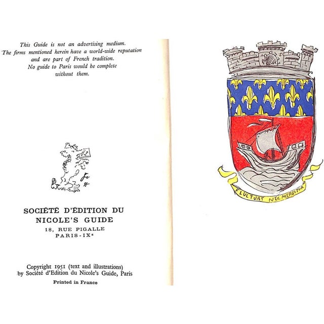 Illustration "Nicole's Guide to Paris" 1951 Cocteau, Jean [Preface] For Sale - Image 3 of 12