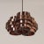 Danish Copper Pendant attributed to Werner Schou for Coronell Elektro, 1970s For Sale - Image 3 of 11