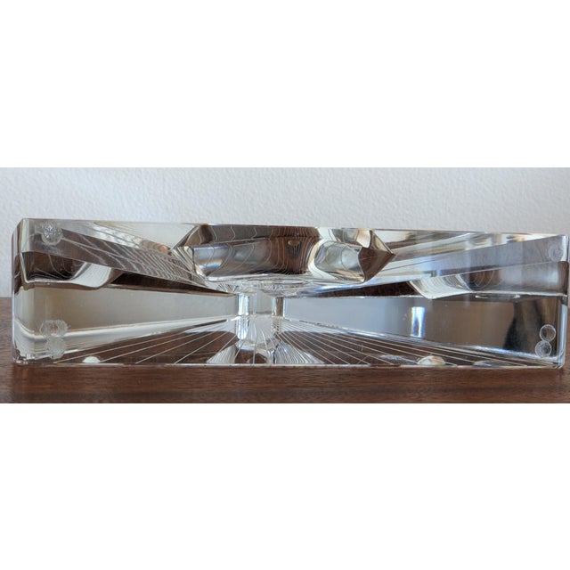 Beautiful Vintage Crystal Bulova Clock For Sale - Image 9 of 10