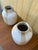 A Pair of Mid-Century Modern Two-Tone Studio Pottery Ceramic Vases.Circa 1970s For Sale - Image 15 of 18
