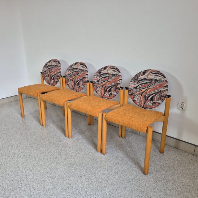 Mid-Century Modern Vintage Dining Chairs from Kusch+Co, 1970s, Set of 4 For Sale - Image 3 of 16