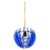 Mid-Century Italian Blue Glass and Brass Pendant attributed to Galvorame, Italy, 1960s For Sale - Image 10 of 17