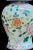 1970s Vintage Hand Painted Famille Rose Porcelain Ginger Jar: Floral Phoenix Design For Sale - Image 5 of 7