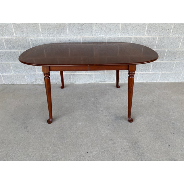 Jamestown Sterling 73" Cherry Extension Dining Table For Sale In Philadelphia - Image 6 of 12