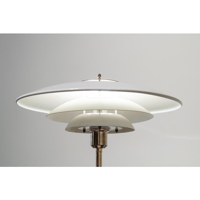 1960s Mid-Century Danish Metal Table Lamp, 1960s For Sale - Image 5 of 12