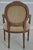 Pair French Louis XVI Fauteuils Open Armchairs For Sale - Image 4 of 12