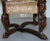 Museum Quality Valentino Panciera Besarel 19th Century Italian Walnut Cherub Carved Armchair – Throne Chair For Sale - Image 10 of 12