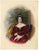An original c.1830 watercolour painting, R.E. Hill, Countess of Wilton after Sir Thomas Lawrence.This sumptuous three-...