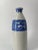 Ceramic Vintage Japanese Sake Bottle With Blue Floral Motif – Traditional Ceramic Tokkuri For Sale - Image 7 of 8