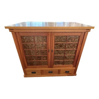 Berkeley Mills Audio/Visual Tansu Cabinet With Shoji Doors For Sale