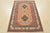 Tribal Kazak Rug 5′ X 6’11” Brown Wool Tribal Hand-Knotted Oriental Carpet For Sale - Image 3 of 12