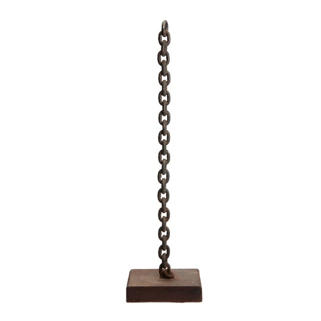 1960s Vintage MCM Brutalist Chain Sculpture For Sale - Image 5 of 9