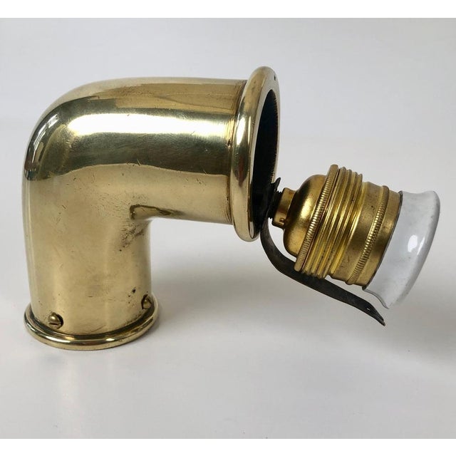 Metal Vintage Austrian Brass Scones, 1930s, Set of 2 For Sale - Image 7 of 15