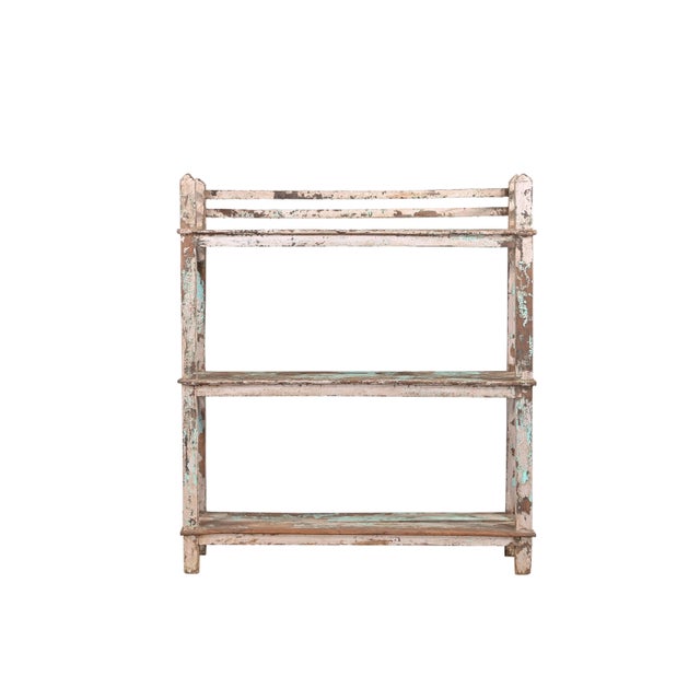 Indian Vintage Indian Teakwood Shelf or Small Bookcase For Sale - Image 3 of 3